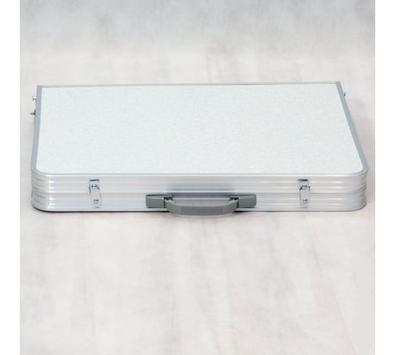 Складной стол + два стула Мебек HXT-8812-2-4