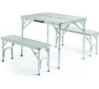 Складной стол + две лавки Мебек HXPT-8829-A