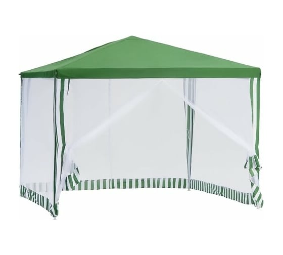 Шатер Green glade 3x3x2,5м, дождь-солнце, моск.сетка, зеленый 1036