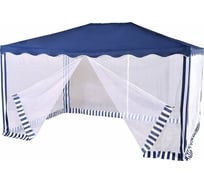 Шатер Green Glade 3x4x2.5м, дождь-солнце, москитная сетка, синий 1038