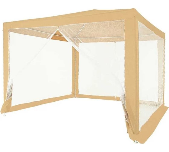Шатер Green glade 3x3x2,5м, дождь-солнце, моск.сетка, бежевый 1040