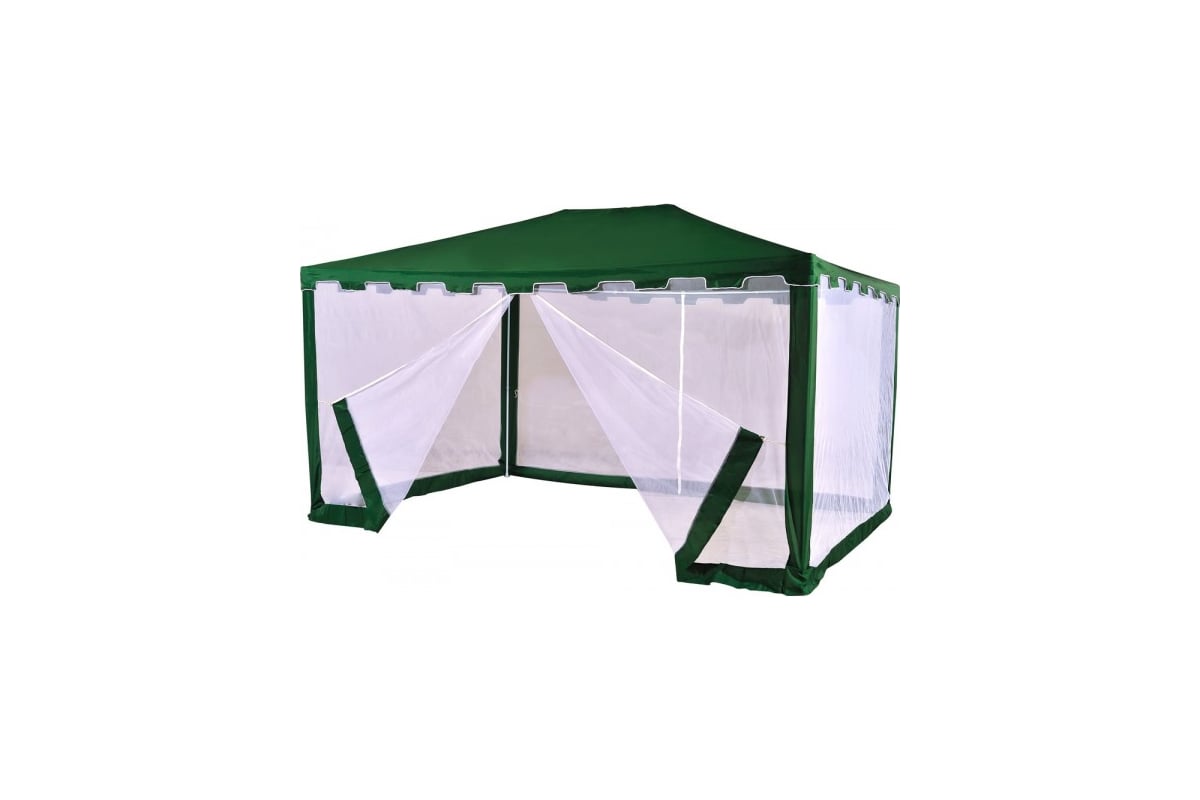 Шатер Green glade 3x4x2,5м, дождь-солнце, моск.сетка, зеленый 1088 -  выгодная цена, отзывы, характеристики, фото - купить в Москве и РФ