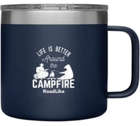 Термокружка RoadLike Camp 415 мл, синий 382217