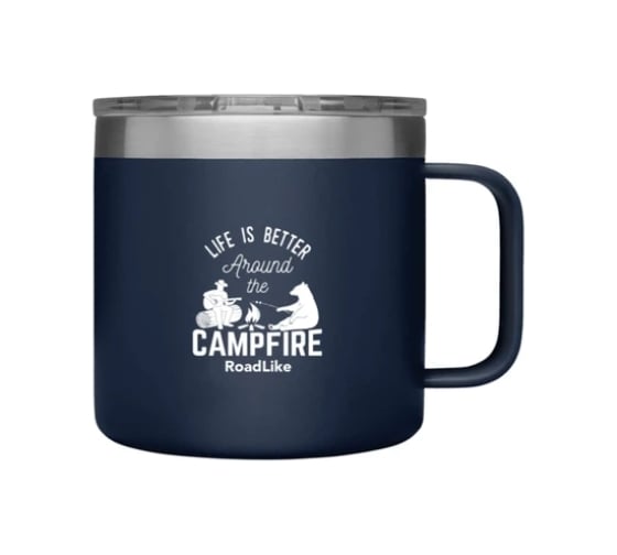 Термокружка RoadLike Camp 415 мл, синий 382217