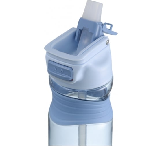 Бутылка для воды Smart Solutions Slow Sip 450 мл, голубая SH-SS-BTL-TRN-BL-450