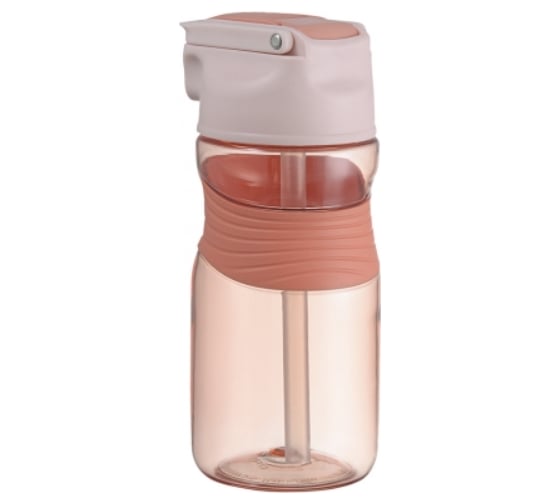 Бутылка для воды Smart Solutions Slow Sip 450 мл, розовая SH-SS-BTL-TRN-PNK-450