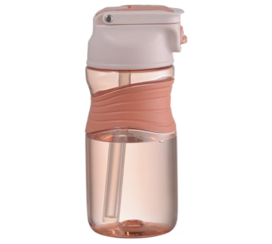 Бутылка для воды Smart Solutions Slow Sip 450 мл, розовая SH-SS-BTL-TRN-PNK-450