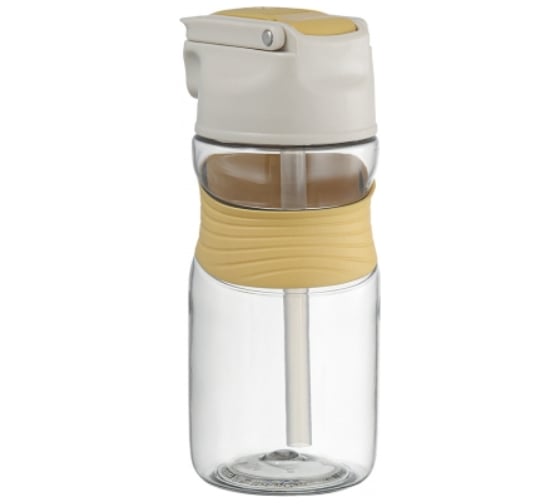 Бутылка для воды Smart Solutions Slow Sip 450 мл, желтая SH-SS-BTL-TRN-YEL-450