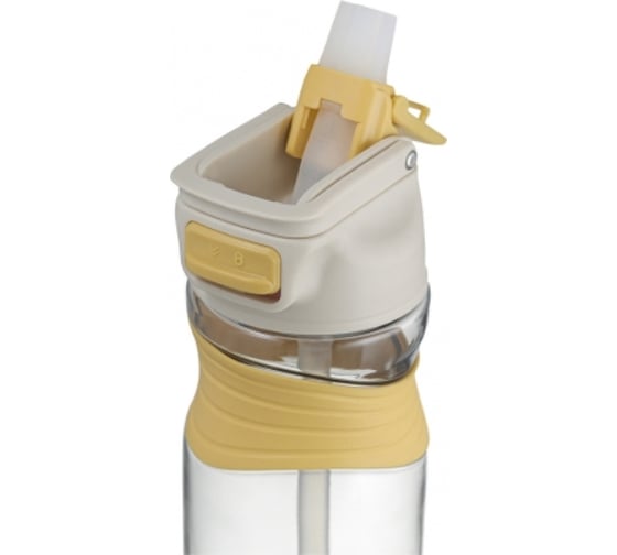 Бутылка для воды Smart Solutions Slow Sip 450 мл, желтая SH-SS-BTL-TRN-YEL-450