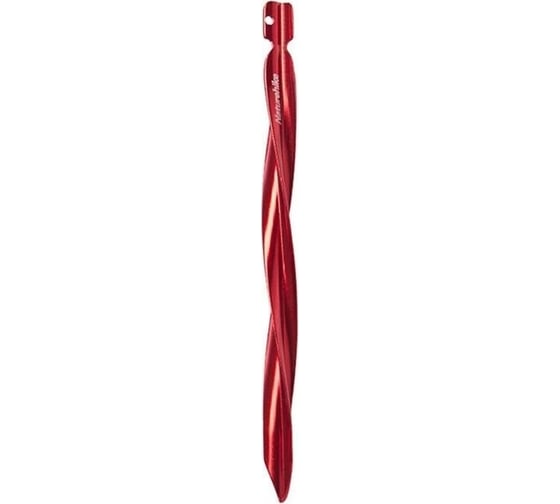 Колышки Naturehike NH17D024-D спиральный, алюминиевый, 15 см, S, 8 шт., красный 6927595723333 1