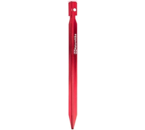 Колышки Naturehike NH17D026-D алюминиевые, V-образные, 8 шт., красный 6927595723364 1