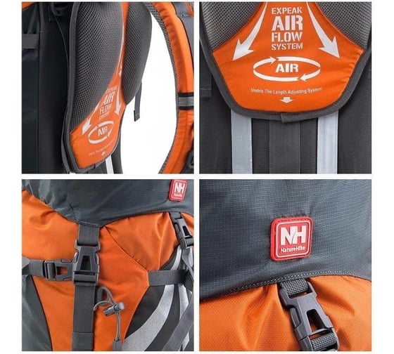 Рюкзак Naturehike NH70B070-B 70L оранжевый 6927595709016