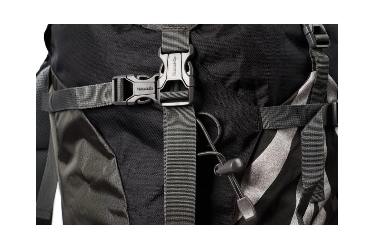 Рюкзак Naturehike NH70B070-B 70L черно-серый 6927595709009 - выгодная ...
