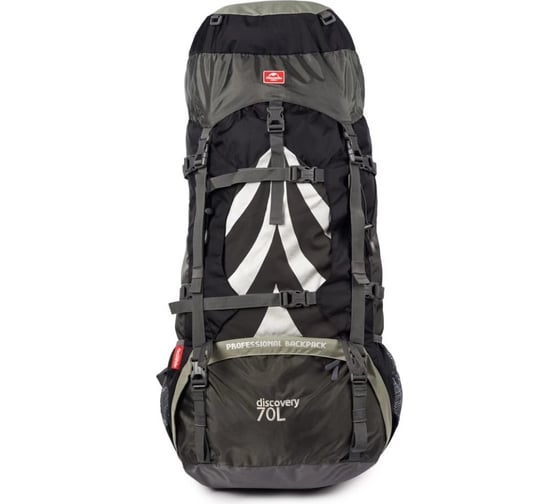 Рюкзак Naturehike NH70B070-B 70L черно-серый 6927595709009