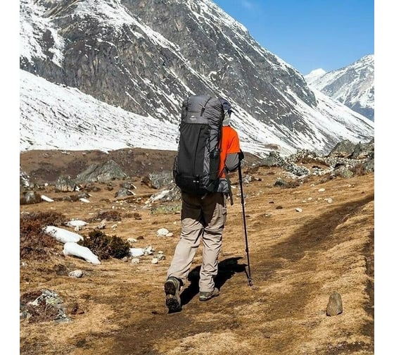 Походный рюкзак Naturehike NH20BB113 40 л + 5 л, черный 6927595765401