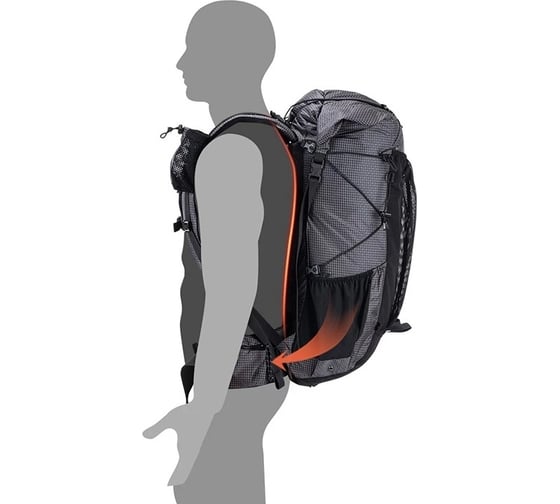 Рюкзак Naturehike Rock Series 60L+5L с рамой Hiking, Climbing, Trekking and Travelling Black 6927595746370