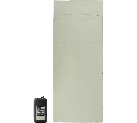 Спальный мешок Naturehike Size Large Ultralight хлопок, Milk Green 6927595776971