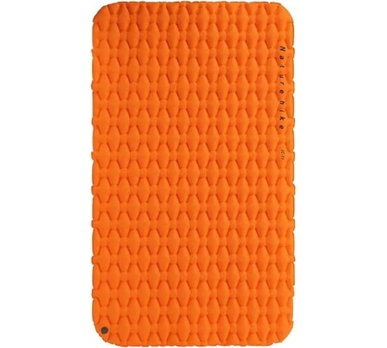 Спальный коврик Naturehike NH19Z055-P двойной FC11, с надувным мешком, оранжевый 6927595735435