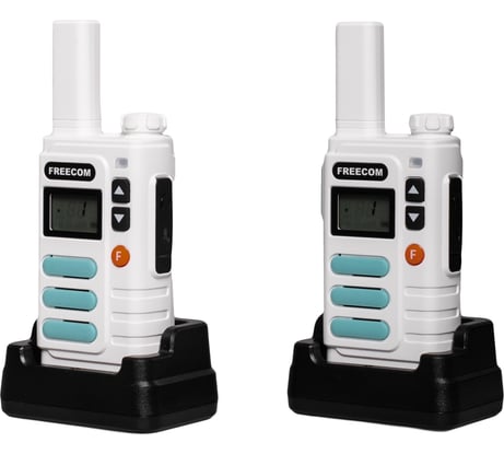 Комплект радиостанций из 2 штук Freecom MT-777 White 400-470 МГц LPD/PMR/99 каналов/3 Вт/2000 мАч белый MT-777 White SR-00006