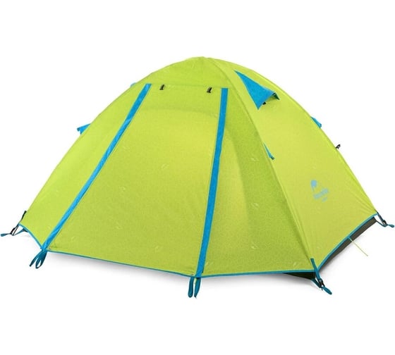 Палатка Naturehike P-Series NH18Z033-P 210T/65D трехместная, зеленая 6927595729649 1