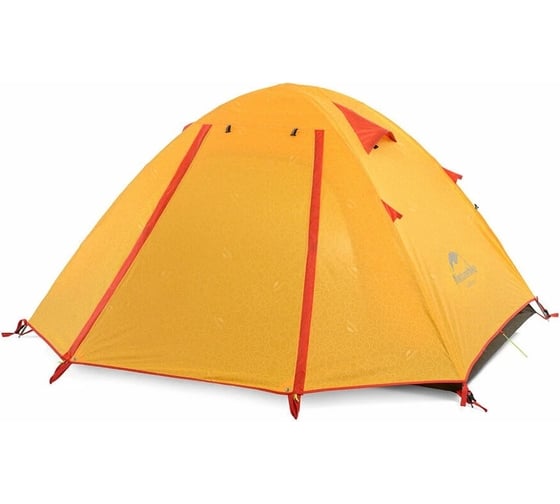 Палатка Naturehike P-Series NH18Z033-P 210T/65D трехместная, оранжевая 6927595729656 1