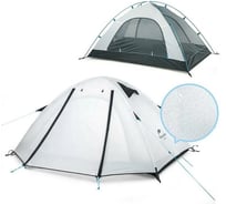 Палатка Naturehike 210T65D NH18Z022-P двухместная, белая 6927595729625
