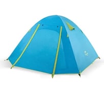 Палатка Naturehike 210T65D NH18Z022-P двухместная, голубая 6927595729595