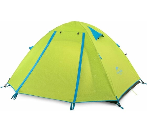 Палатка Naturehike P-Series NH18Z044-P 210T65D четырехместная, зеленая 6927595729687 1