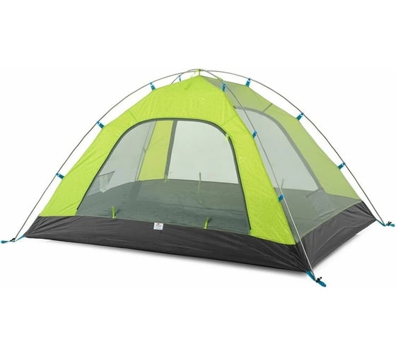 Палатка Naturehike P-Series NH18Z044-P 210T65D четырехместная, зеленая 6927595729687