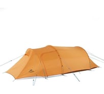 Трехместная палатка Naturehike NH17L001-L с ковриком, оранжевая 6927595724729