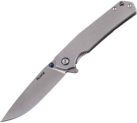 Нож Ruike P801, серебряно-синий P801-SF