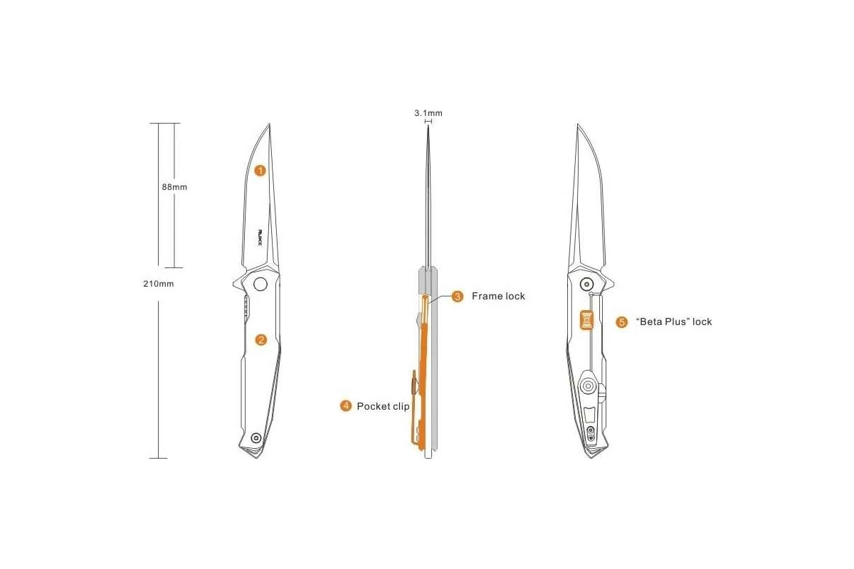 Нож Ruike P108 Sf Купить