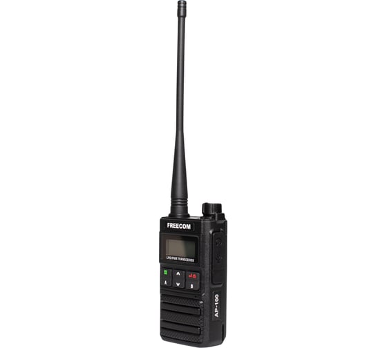 Рация Freecom AP-100V радиостанция с дисплеем 136-174 МГц/5 Вт/200 каналов/1800 мАч SR-00008