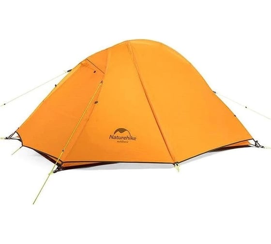 Палатка сверхлегкая + коврик Naturehike NH18A180-D оранжевая 6927595731949 1