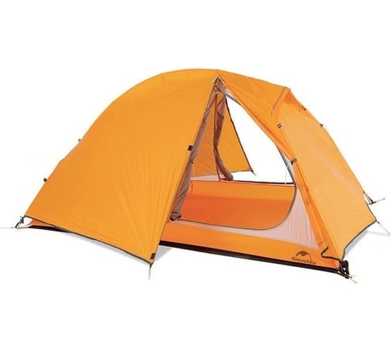Палатка сверхлегкая + коврик Naturehike NH18A180-D оранжевая 6927595731949