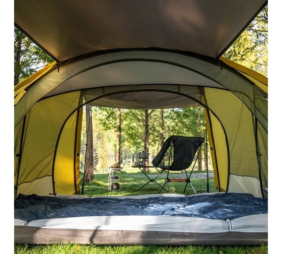 Палатка Naturehike Butterfly NH21YW132 210T двухместная, желто-коричневая 6927595782910