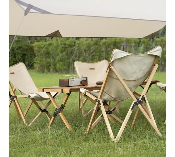 Складной стул Naturehike серия Q-9E NH19JJ008 бежевый, размер L 6927595765692