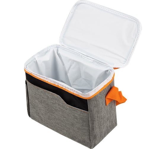 Термосумка Ecos PC2212, 7л, 24x16x20см, серый/оранжевый 104572