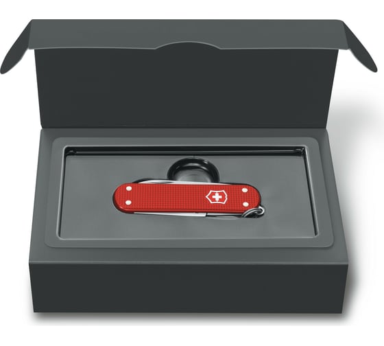 Нож-брелок Victorinox Alox Classic LE, 58 мм, 5 функций, красный 0.6221.L18