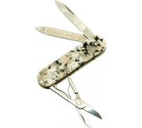 Нож-брелок Victorinox Classic LE Rosa Betha, 58 мм, 4 функции, рукоять из натурального камня 0.6200.56