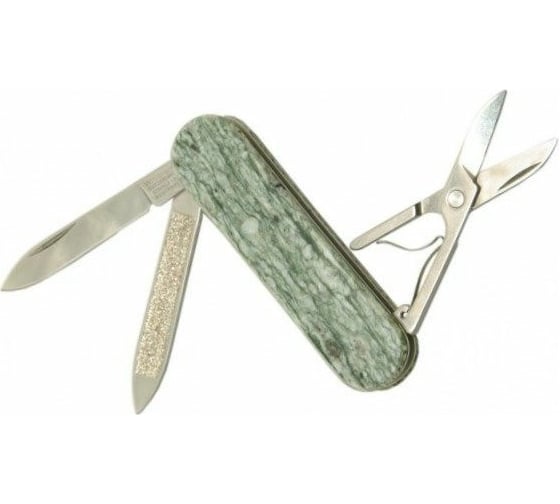 Нож-брелок Andeer Granit Victorinox Classic LE, 58 мм, 4 функции, натуральный камень 0.6200.54