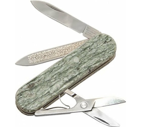 Нож-брелок Andeer Granit Victorinox Classic LE, 58 мм, 4 функции, натуральный камень 0.6200.54