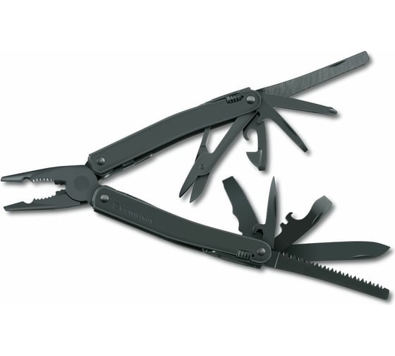 Мультитул Victorinox SwissTool Spirit XBS, 105 мм, 26 функций, черный 3.0224.3CN