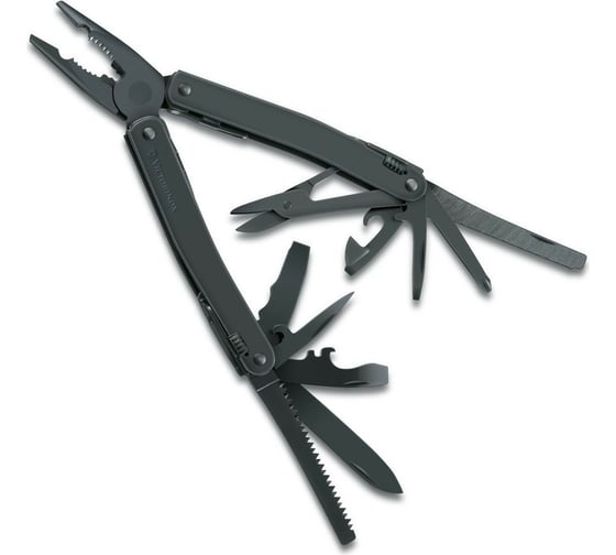 Мультитул Victorinox SwissTool Spirit XBS, 105 мм, 26 функций, черный 3.0224.3CN