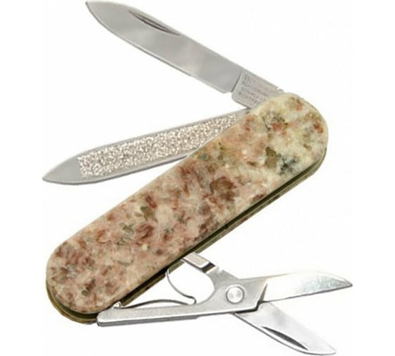 Нож-брелок Victorinox Classic LE Belo Horizonte, 58 мм, 4 функции, рукоять из камня 0.6200.55