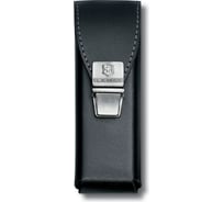 Чехол на ремень для мультитулов Victorinox SwissTool, на пружинной защелке, кожаный, черный 4.0823.L2