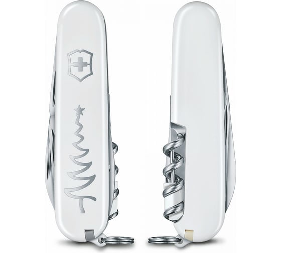 Нож Victorinox Sportsman LE White Christmas Special Edition 2018, 84 мм, 13 функций, белый 0.3804.77 1