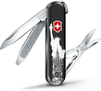 Нож-брелок Victorinox Classic LE New York 2018, 58 мм, 7 функций 0.6223.L1803
