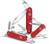Нож Victorinox Alox Cadet, 84 мм, 9 функций, красный 0.2601.L18