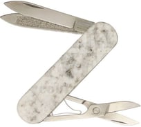 Нож-брелок Classic LE Bethel White, 58 мм, 4 функции, рукоять из камня 0.6200.57